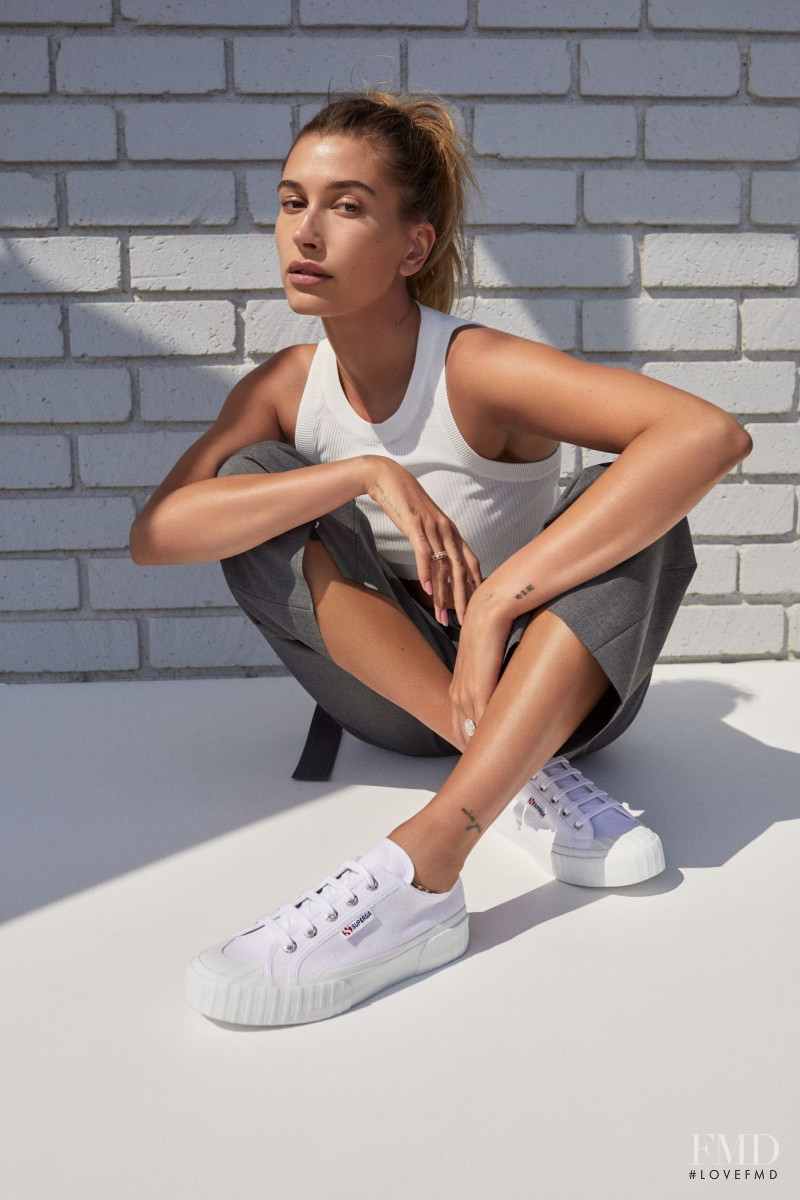 Hailey Baldwin Bieber featured in  the Superga Superga Fall Winter 2021 Featuring Hailey Bieber advertisement for Autumn/Winter 2021