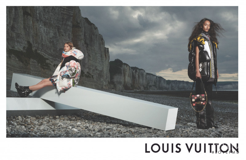 Ida Heiner featured in  the Louis Vuitton advertisement for Autumn/Winter 2021