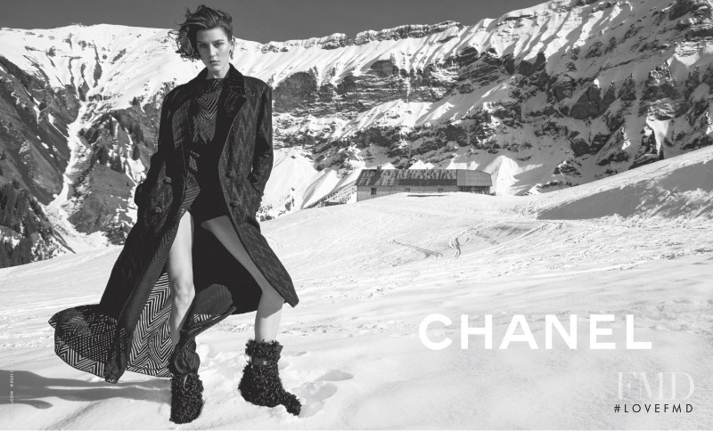 Vivienne Rohner featured in  the Chanel advertisement for Autumn/Winter 2021