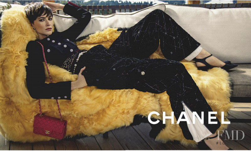 Vivienne Rohner featured in  the Chanel advertisement for Autumn/Winter 2021