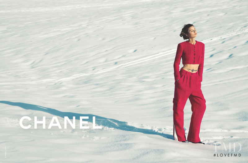 Vivienne Rohner featured in  the Chanel advertisement for Autumn/Winter 2021