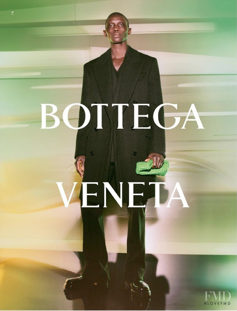 Fernando Cabral featured in  the Bottega Veneta advertisement for Autumn/Winter 2021