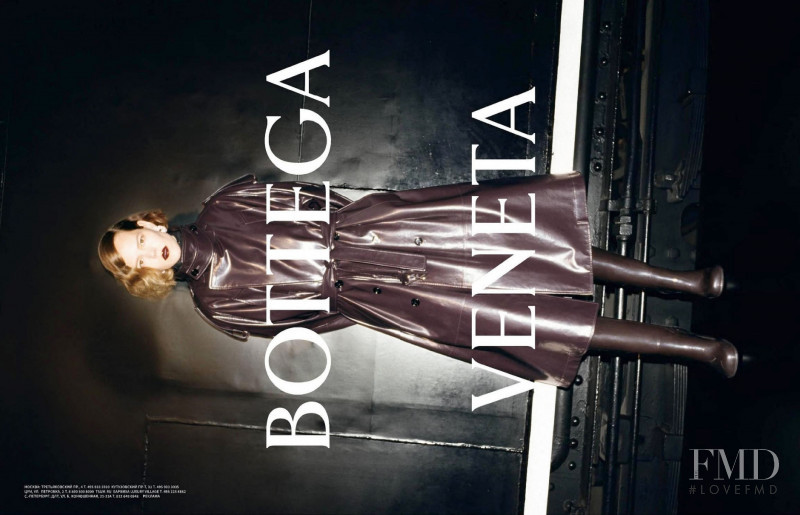Freja Beha Erichsen featured in  the Bottega Veneta advertisement for Autumn/Winter 2021