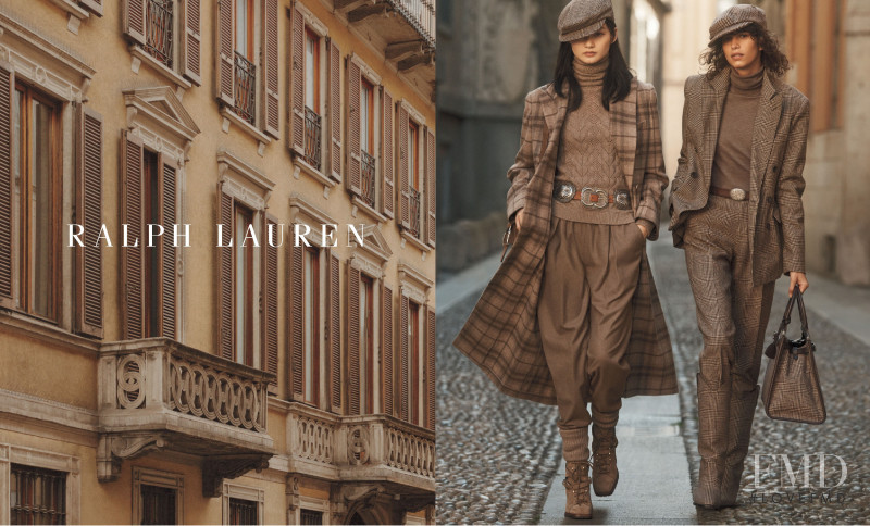 Mica Arganaraz featured in  the Ralph Lauren advertisement for Autumn/Winter 2021