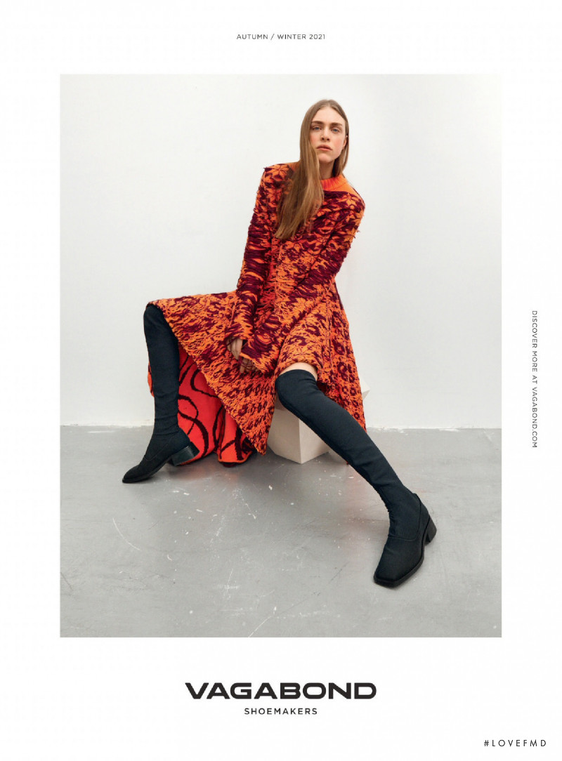 Hedvig Palm featured in  the Vagabond advertisement for Autumn/Winter 2021