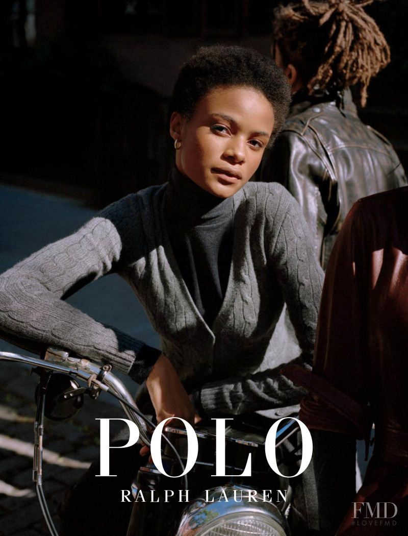 Ayesha Sesay featured in  the Polo Ralph Lauren advertisement for Autumn/Winter 2021