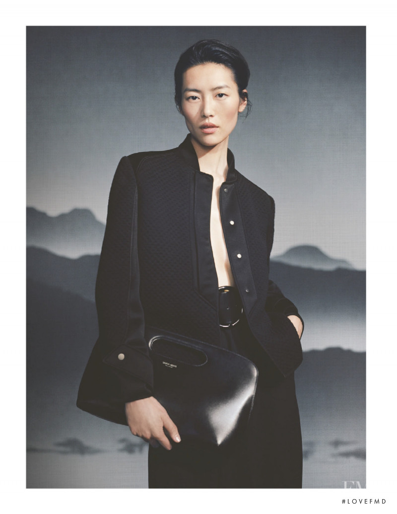 Liu Wen featured in  the Giorgio Armani advertisement for Autumn/Winter 2021