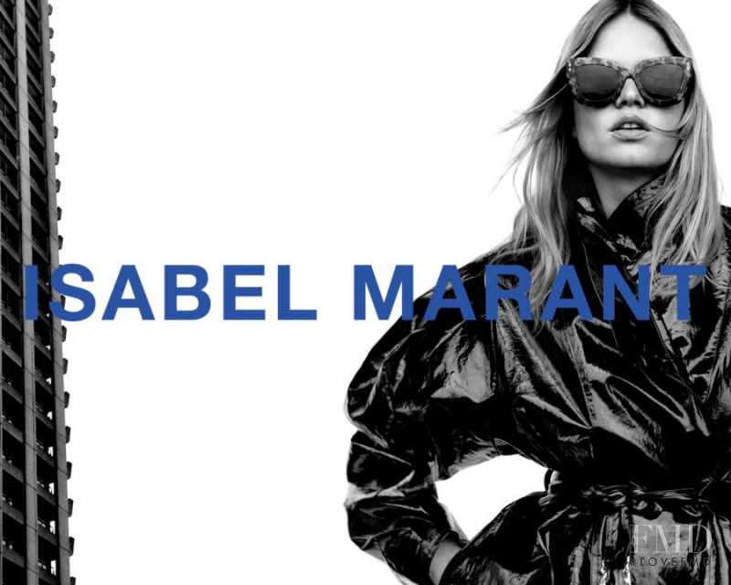 Anna Ewers featured in  the Isabel Marant advertisement for Autumn/Winter 2021