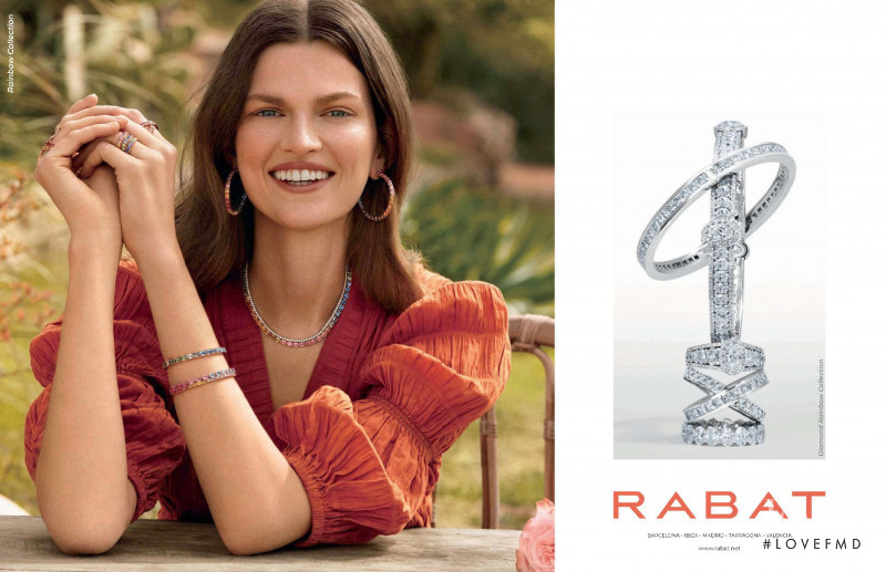 Bette Franke featured in  the Rabat advertisement for Autumn/Winter 2021