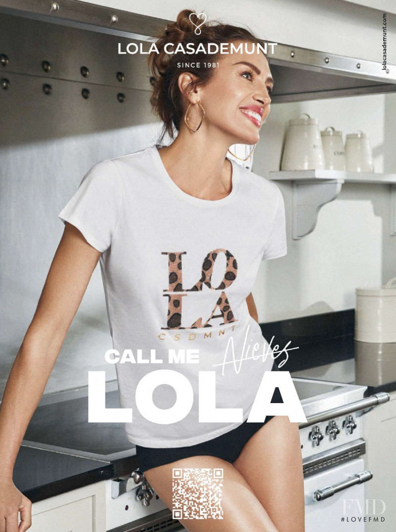 Lola Casademunt advertisement for Autumn/Winter 2021