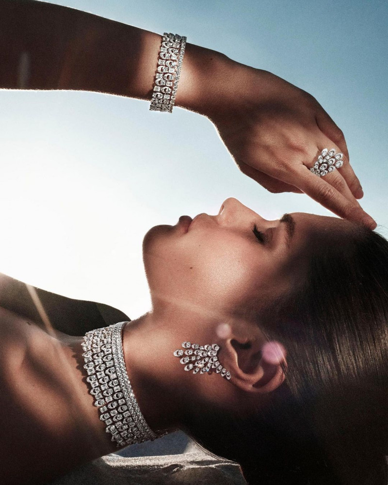 Sara Sampaio featured in  the Graff Diamonds advertisement for Autumn/Winter 2021