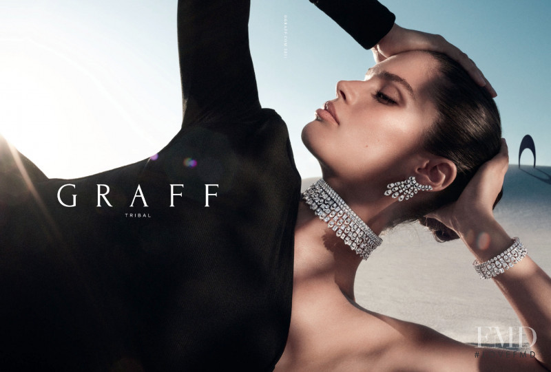 Sara Sampaio featured in  the Graff Diamonds advertisement for Autumn/Winter 2021