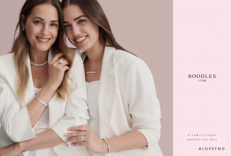 Amber Le Bon featured in  the Boodles advertisement for Autumn/Winter 2021