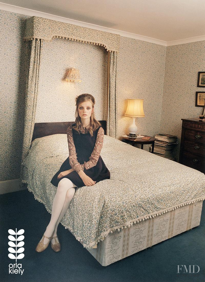 Nimuë Smit featured in  the Orla Kiely advertisement for Autumn/Winter 2012