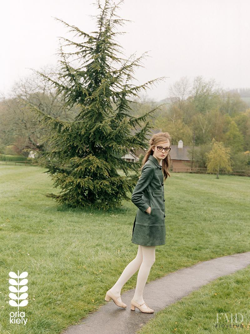 Nimuë Smit featured in  the Orla Kiely advertisement for Autumn/Winter 2012