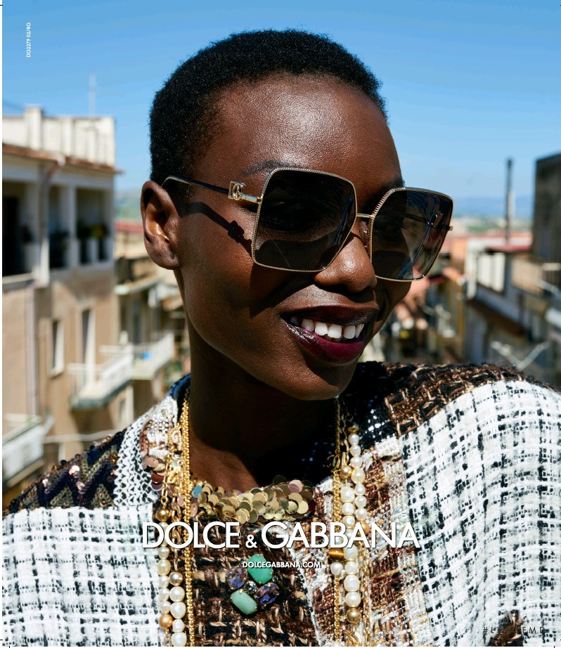 Marie Kone featured in  the Dolce & Gabbana - Eyewear advertisement for Autumn/Winter 2021