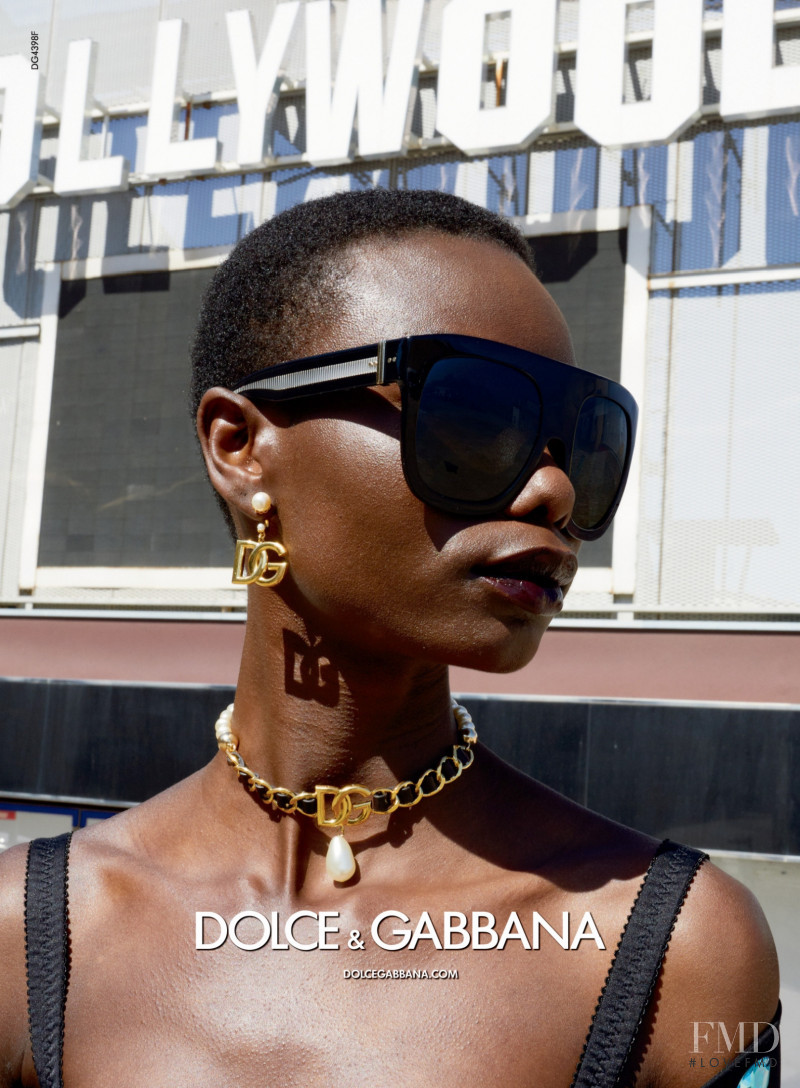 Marie Kone featured in  the Dolce & Gabbana - Eyewear advertisement for Autumn/Winter 2021