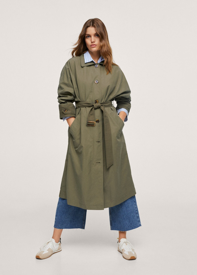 Luna Bijl featured in  the Mango catalogue for Autumn/Winter 2021