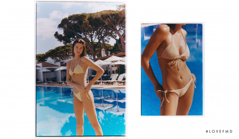 Luna Bijl featured in  the Oysho Mediterranean Summer lookbook for Autumn/Winter 2021