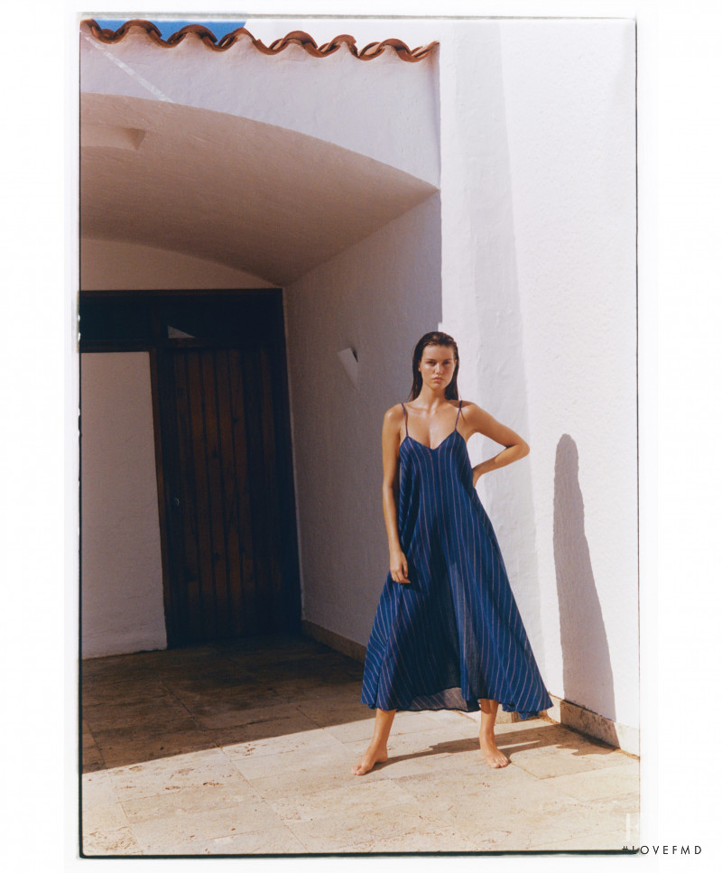 Luna Bijl featured in  the Oysho Mediterranean Summer lookbook for Autumn/Winter 2021