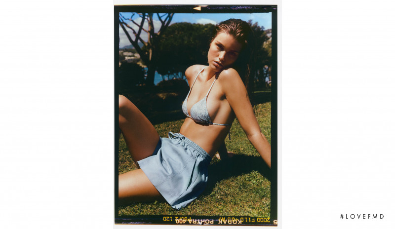 Luna Bijl featured in  the Oysho Mediterranean Summer lookbook for Autumn/Winter 2021