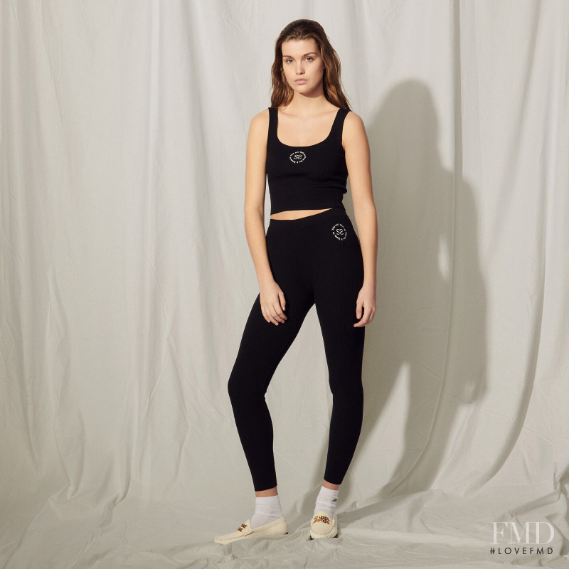 Luna Bijl featured in  the Sandro catalogue for Autumn/Winter 2021