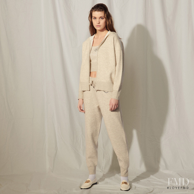 Luna Bijl featured in  the Sandro catalogue for Autumn/Winter 2021