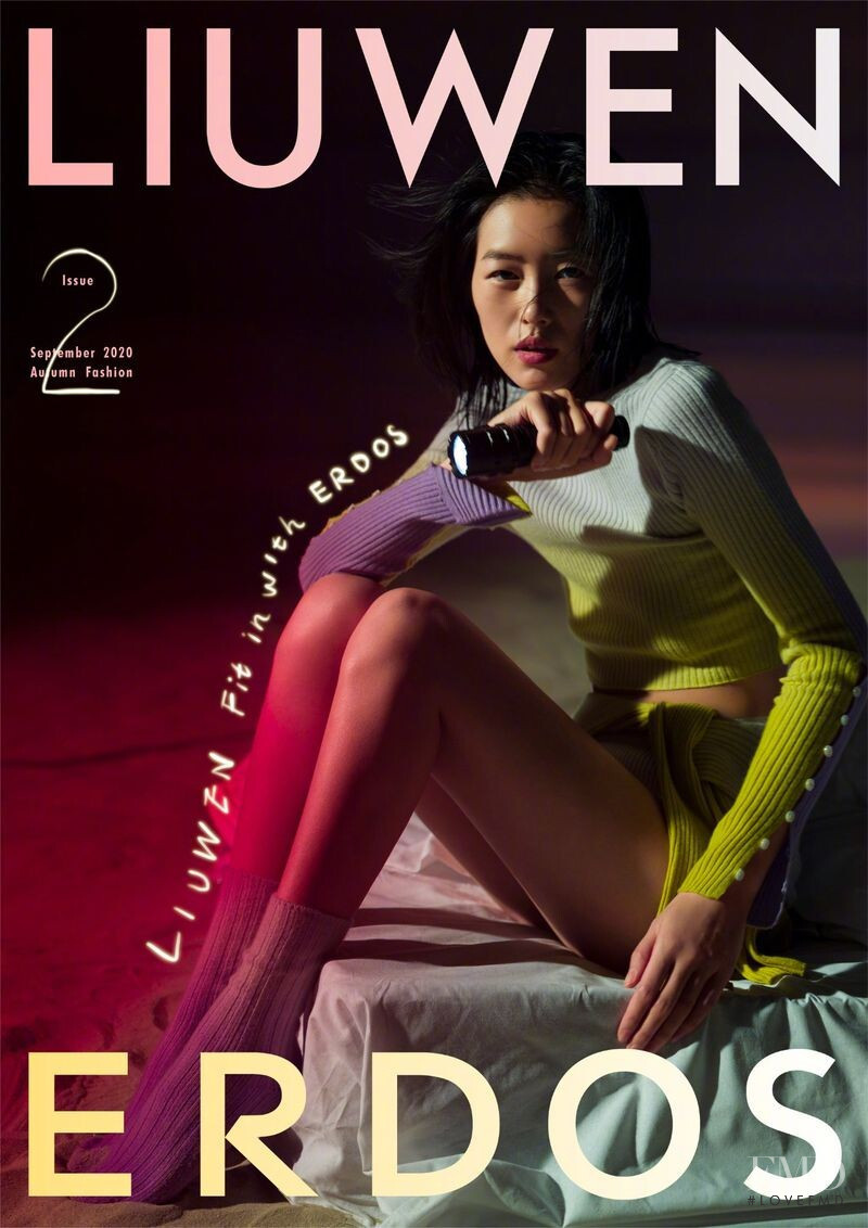 Liu Wen featured in  the Erdos x LIUWEN advertisement for Spring/Summer 2021