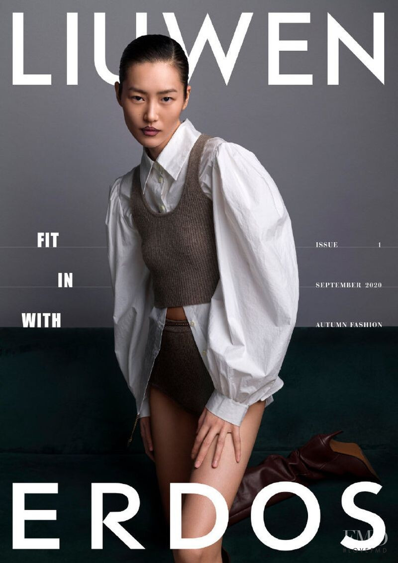 Liu Wen featured in  the Erdos x LIUWEN advertisement for Spring/Summer 2021