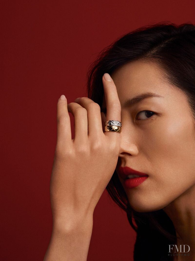 Liu Wen featured in  the Chanel Beauty Coco Crush Chinese Valentines Day 2019 advertisement for Fall 2019