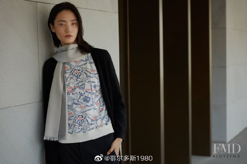Liu Huan featured in  the Erdos advertisement for Autumn/Winter 2020