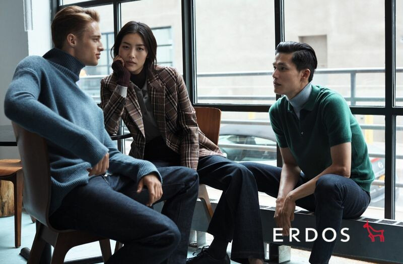 Liu Wen featured in  the Erdos advertisement for Autumn/Winter 2018