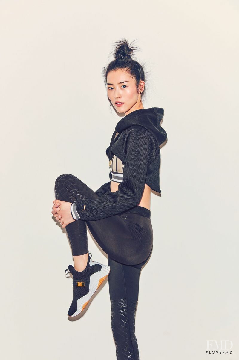 Liu Wen featured in  the PUMA x Liu Wen advertisement for Autumn/Winter 2018