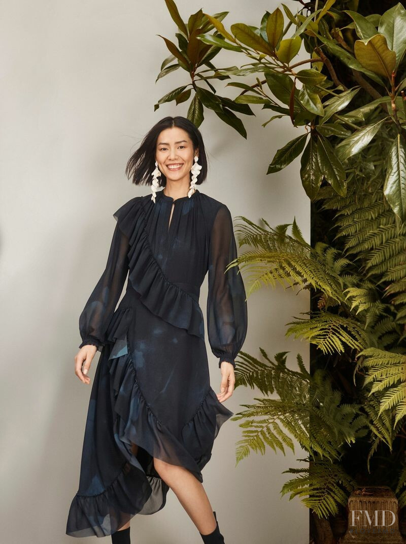 Liu Wen featured in  the H&M Conscious advertisement for Autumn/Winter 2018