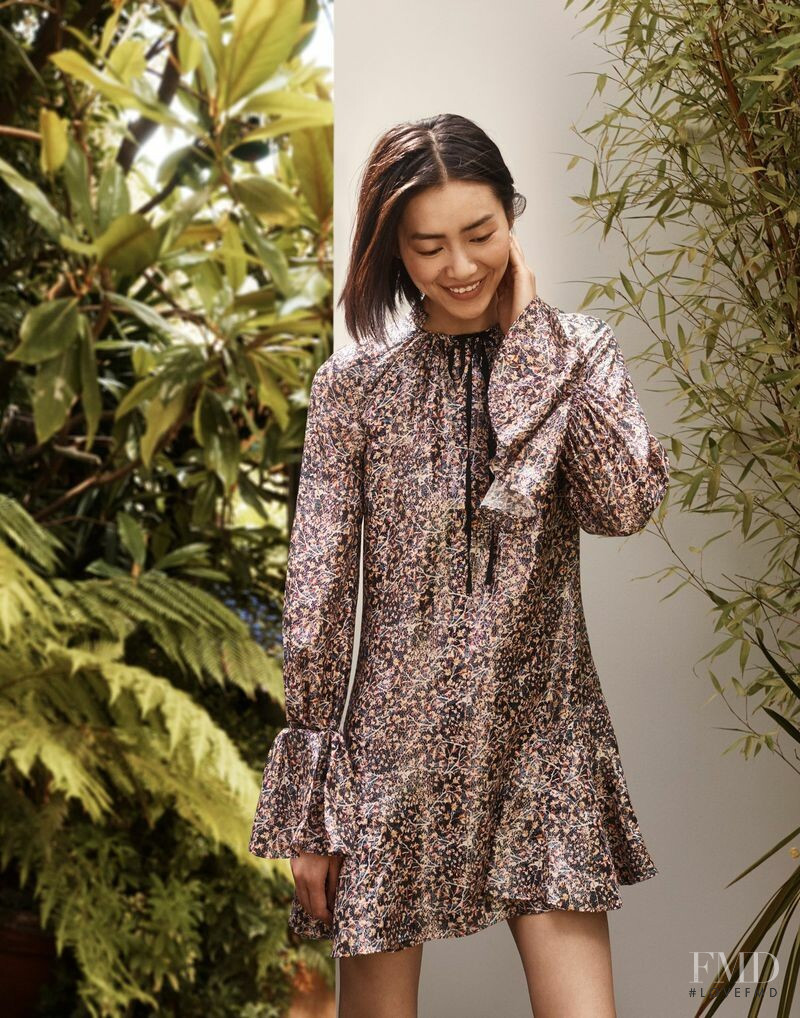 Liu Wen featured in  the H&M Conscious advertisement for Autumn/Winter 2018