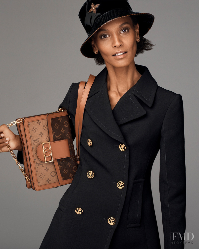 Liya Kebede featured in  the Louis Vuitton The Dauphine Bag Campaign featuring Liya Kebede and Rebecca Longendyke advertisement for Autumn/Winter 2021