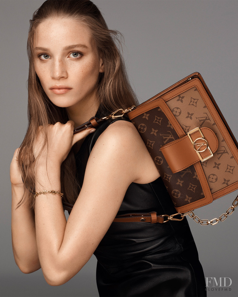 Rebecca Leigh Longendyke featured in  the Louis Vuitton The Dauphine Bag Campaign featuring Liya Kebede and Rebecca Longendyke advertisement for Autumn/Winter 2021