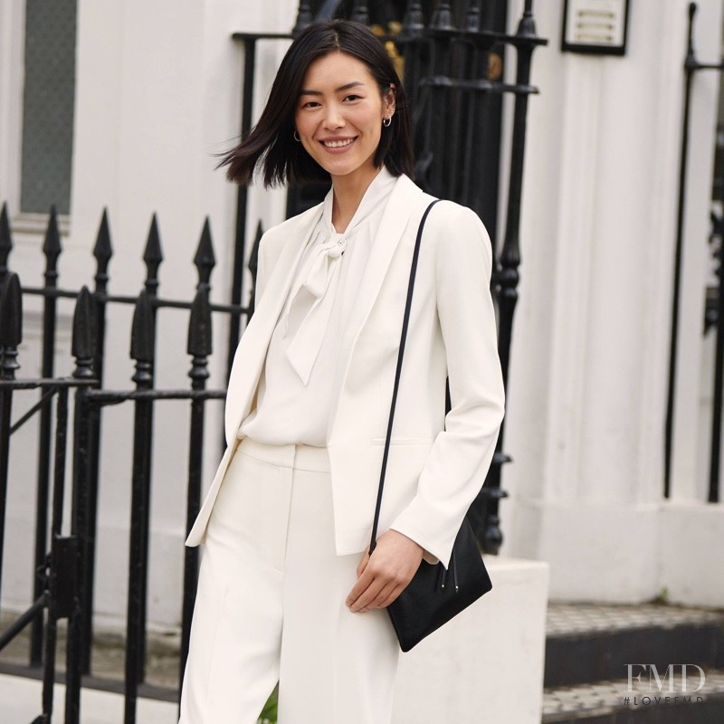 Liu Wen featured in  the H&M advertisement for Fall 2018