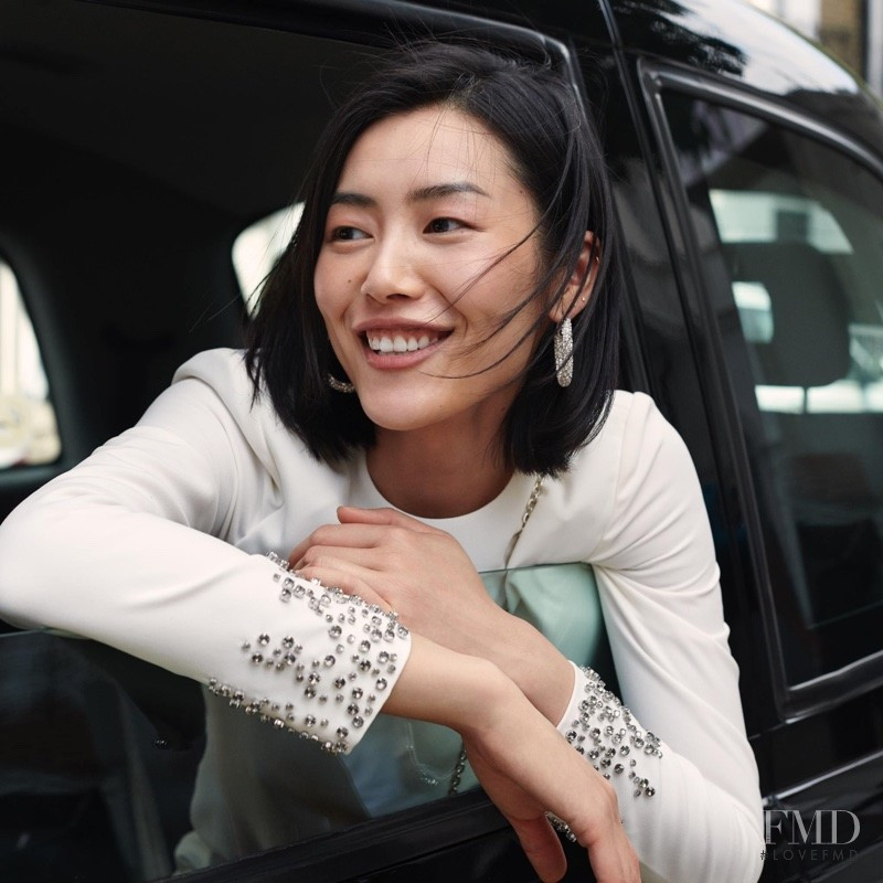 Liu Wen featured in  the H&M advertisement for Fall 2018