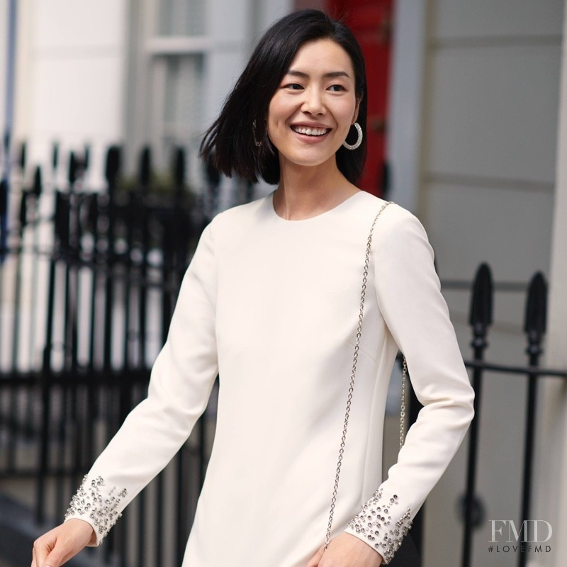 Liu Wen featured in  the H&M advertisement for Fall 2018