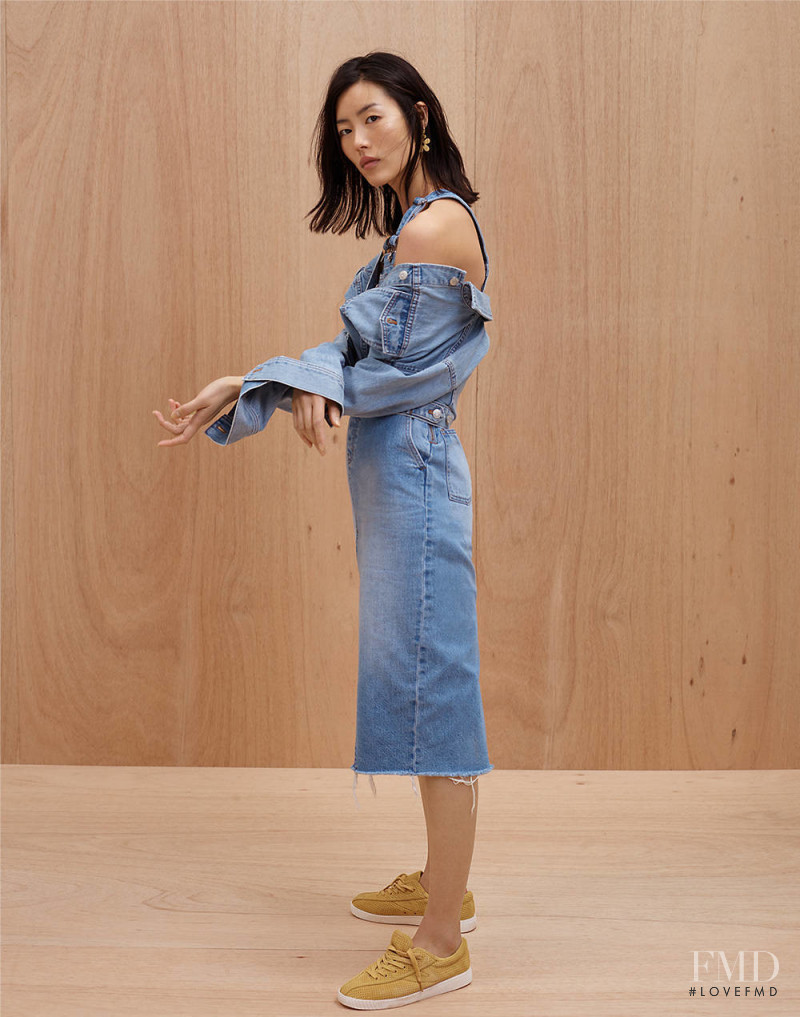 Liu Wen featured in  the Madewell lookbook for Summer 2018