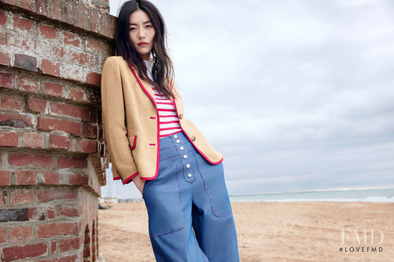 Liu Wen featured in  the Erdos advertisement for Spring/Summer 2018