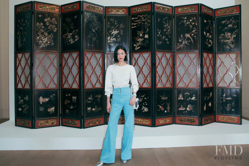 Liu Wen featured in  the Chanel lookbook for Pre-Fall 2018