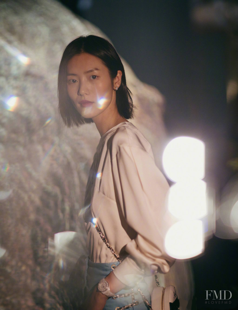 Liu Wen featured in  the Chanel lookbook for Pre-Fall 2018