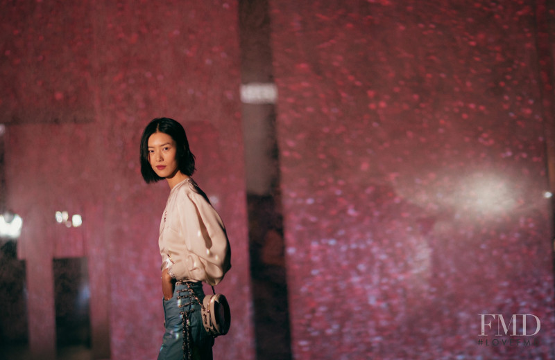 Liu Wen featured in  the Chanel lookbook for Pre-Fall 2018