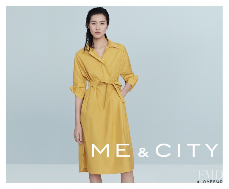 Liu Wen featured in  the Me & City advertisement for Summer 2018