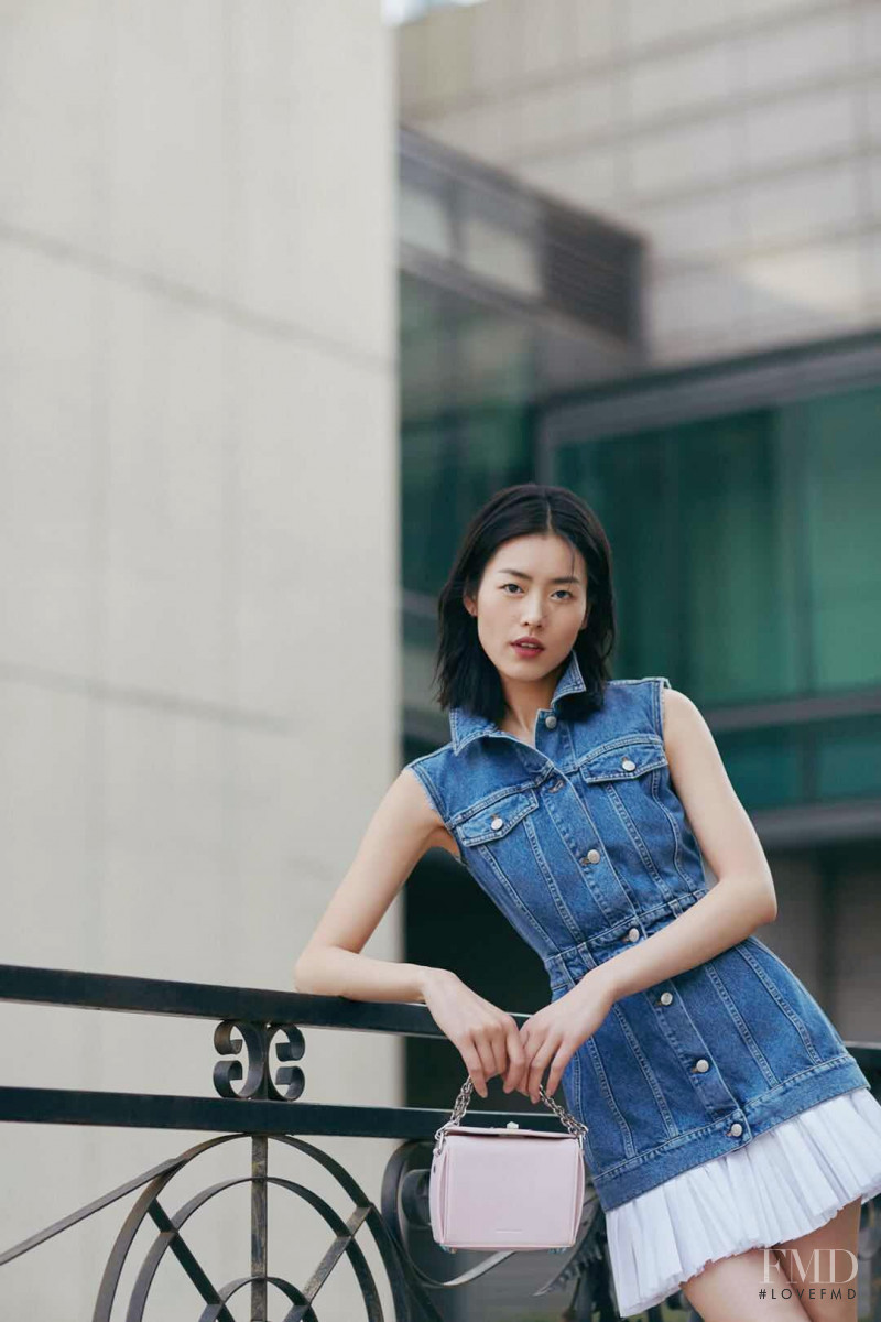 Liu Wen featured in  the Alexander McQueen lookbook for Spring/Summer 2018