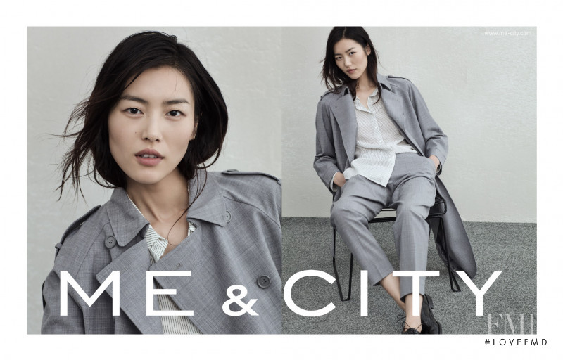 Liu Wen featured in  the Me & City advertisement for Autumn/Winter 2017