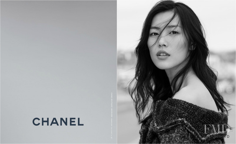 Liu Wen featured in  the Chanel advertisement for Autumn/Winter 2017