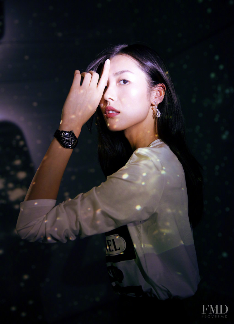 Liu Wen featured in  the Chanel Watches lookbook for Summer 2017